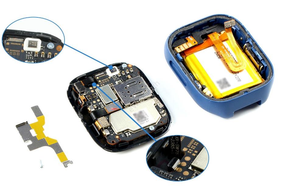 小米米兔手表4c拆解再现纯国产儿童手表紫光展锐蓄势待发