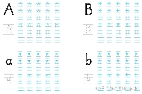幼小衔接必学 暑假26个英文字母规范练习册 知乎