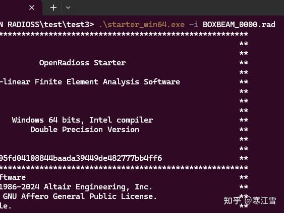 Open Address Runtime 大型开源动力学有限元软件OpenRadioss怎么用 - 知乎