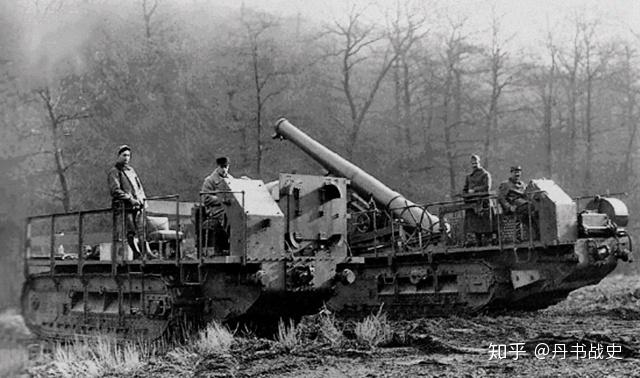 法国一战圣沙蒙194毫米自行火炮二战诺曼底战役中还打过盟军