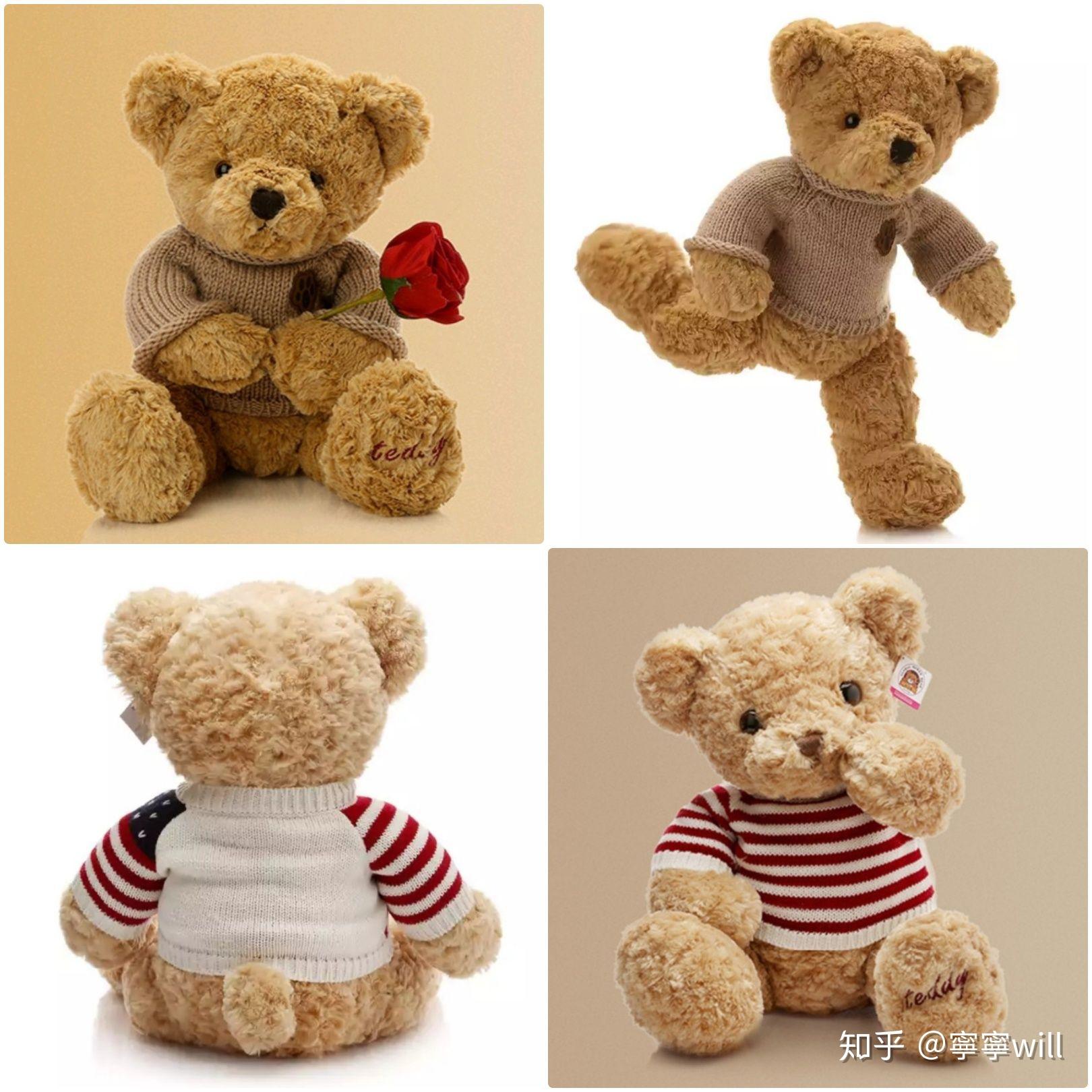 有什么可爱简单随时可以抱着的泰迪熊(玩偶? - 知乎