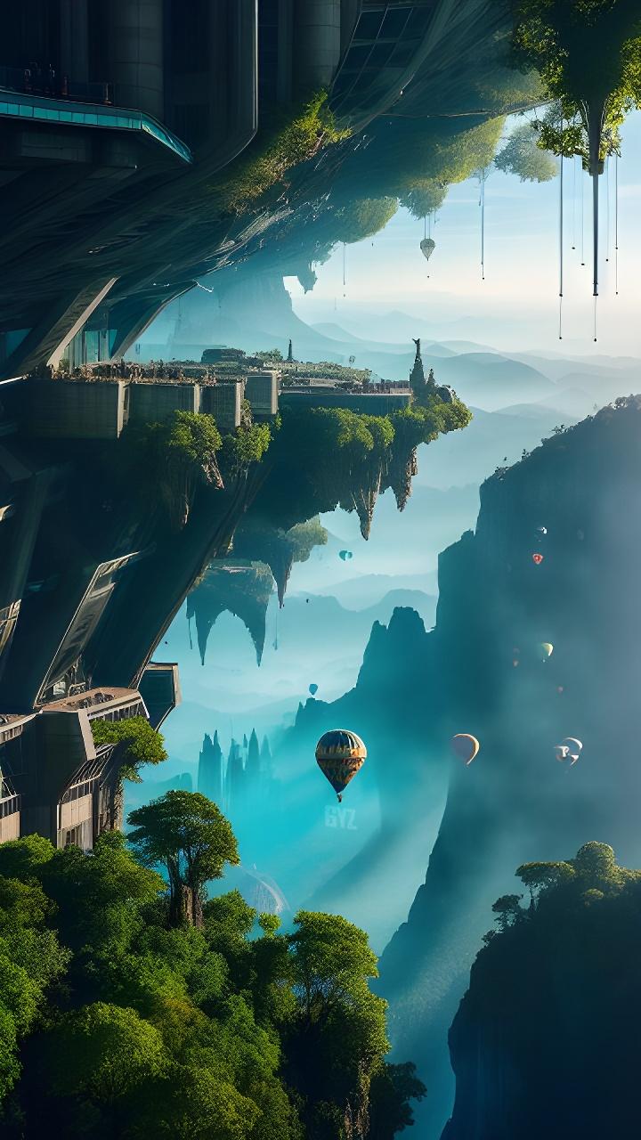 有什么极具科幻感的建筑造型最好带颜色的