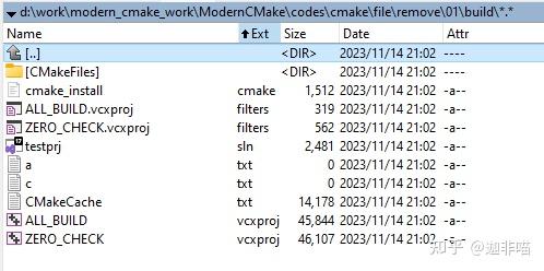 CMake+file+REMOVE简单测试 - 知乎
