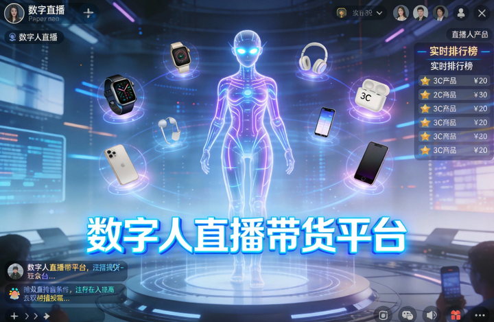 2026年小白也会的数字人直播带货平台 - 知乎
