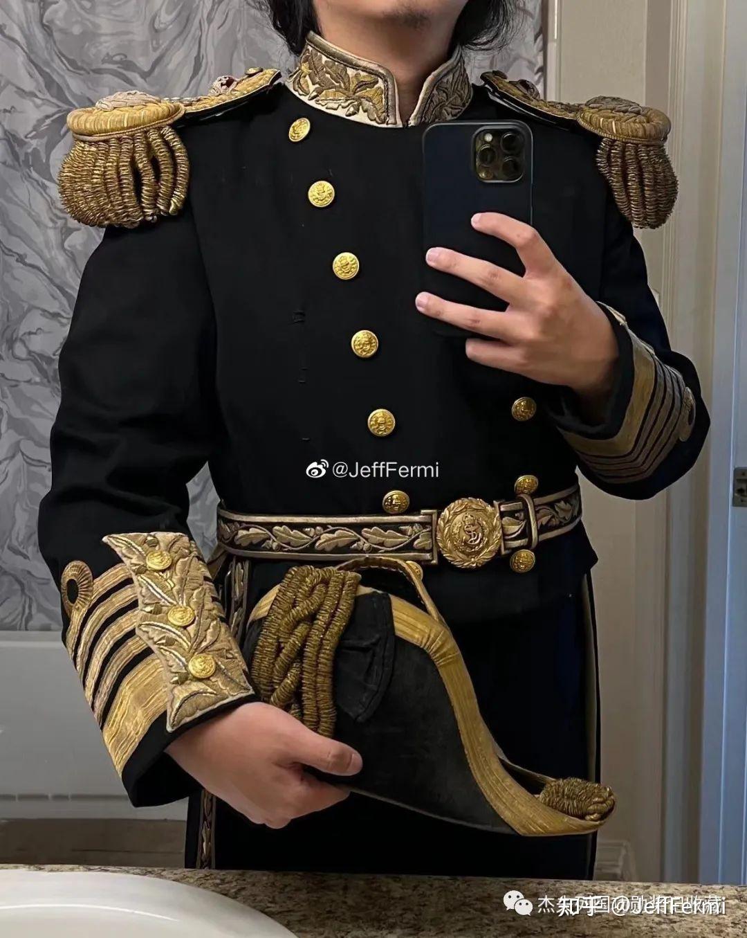 收藏品 - 英国皇家海军元帅大礼服 | 浅谈海军将官大礼服样式变迁及