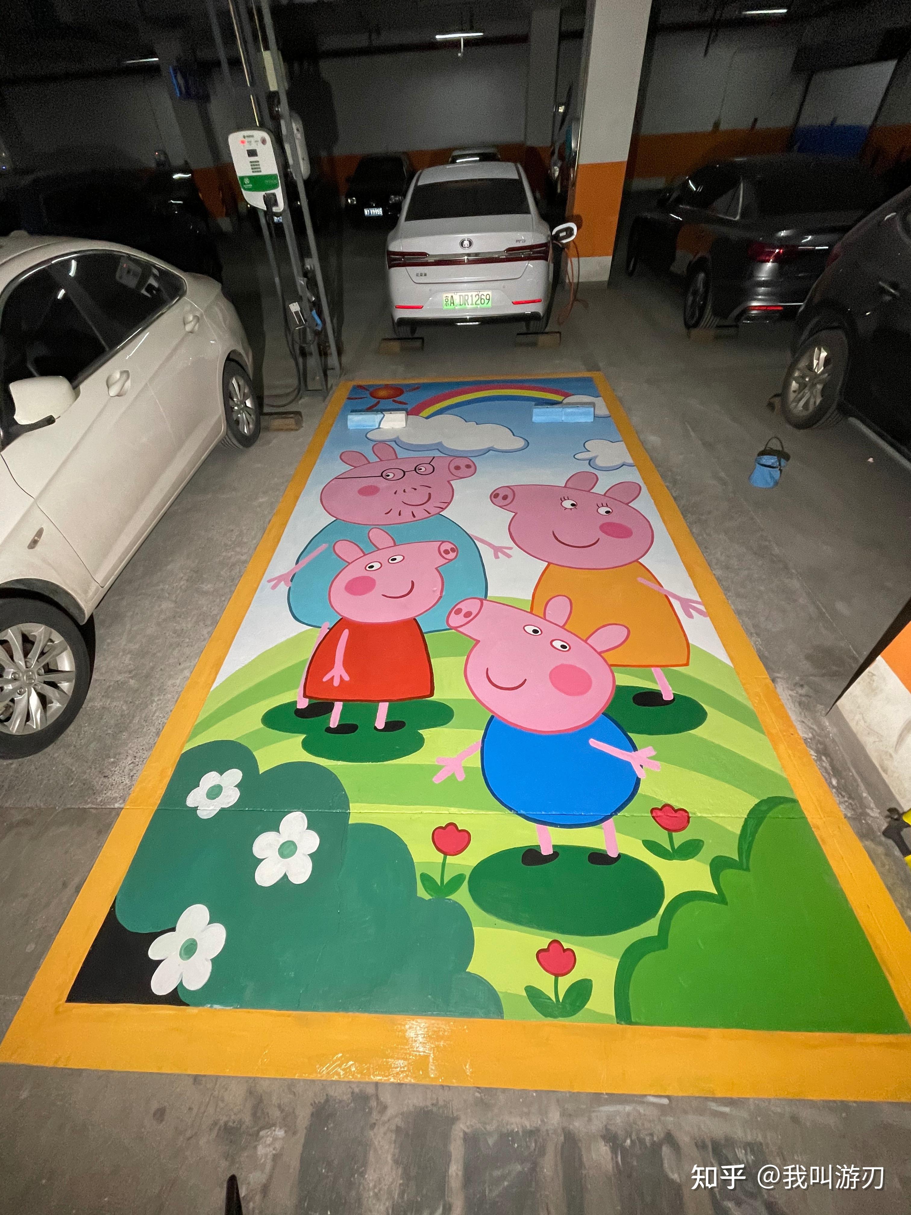 老小区画个车位就像翻新了一样