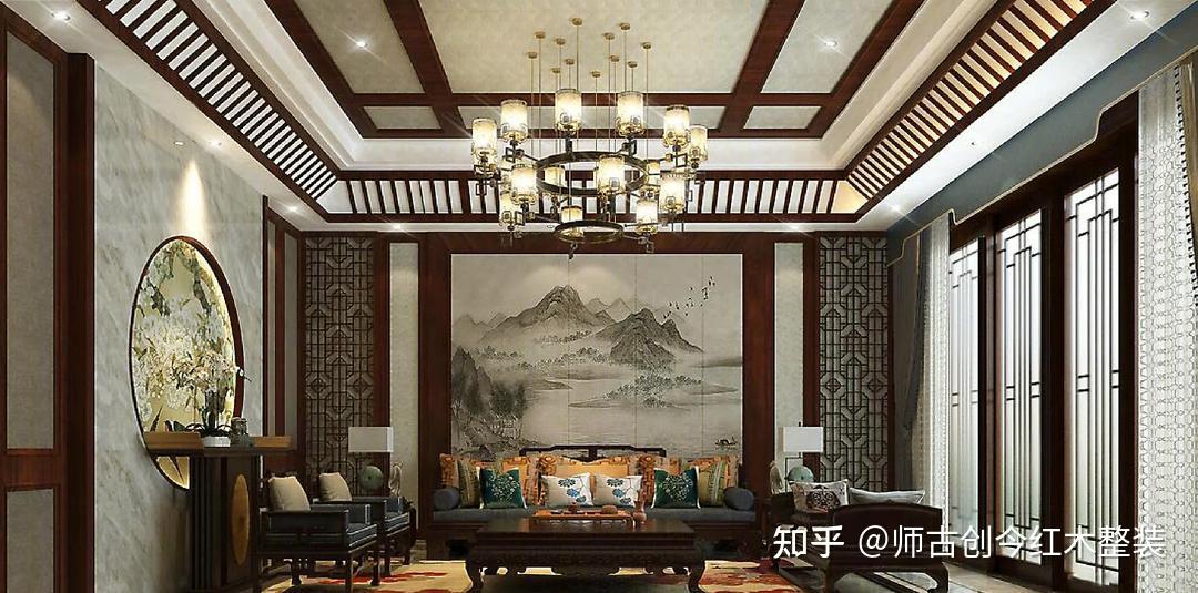 中式红木装修,打造一个高质量的艺术生活场景 - 知乎