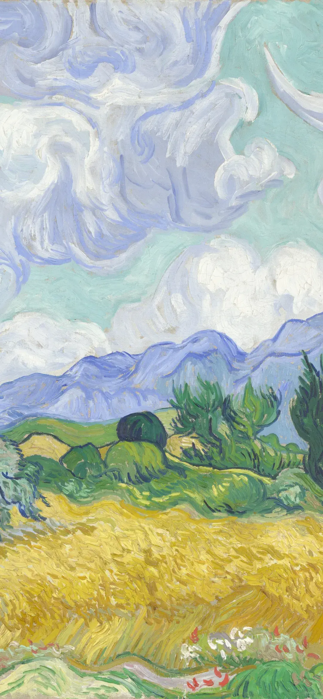 能不能推荐一些适合做壁纸的名画