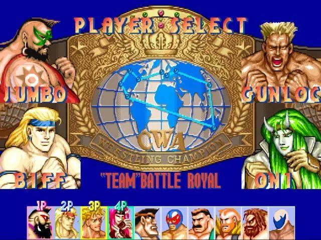 街机游戏经典街机游戏摔跤霸王中那些看起来比较惊艳的超必杀