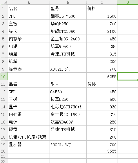 围绕G4560和I5 7500两款CPU给个最高性价比的配置？ - 知乎