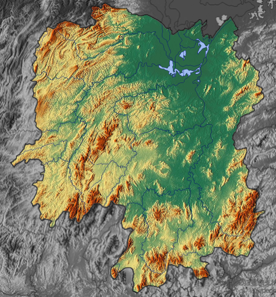 中国34省区市三维地形图 - 知乎