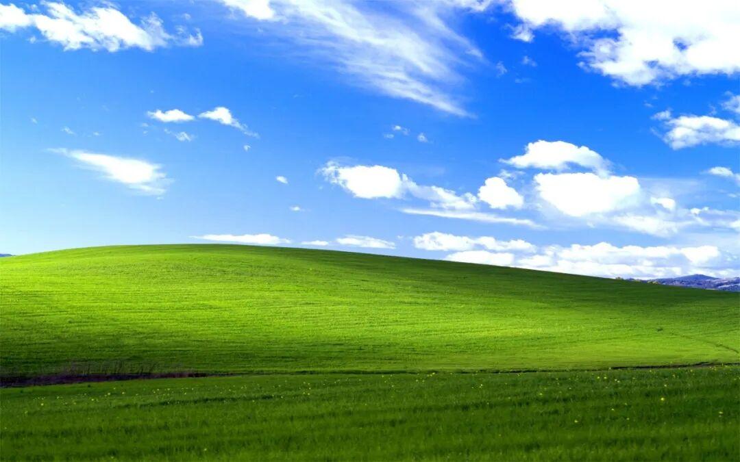 30年后,Windows XP经典的绿色小山依然生机勃勃,一位幸运路人拍下了复刻照片
