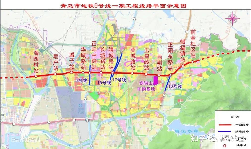 青島高新區的居民有希望了官方首次透露地鐵9號線二期站點設置