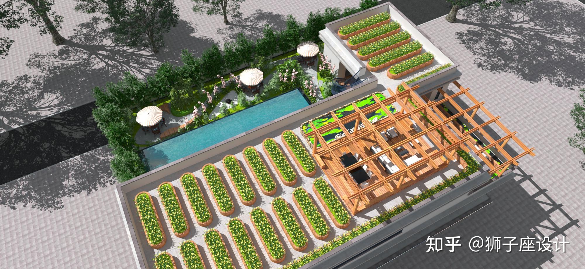 二层别墅设计,一层屋顶设计花园,二层屋顶设计菜园 - 知乎