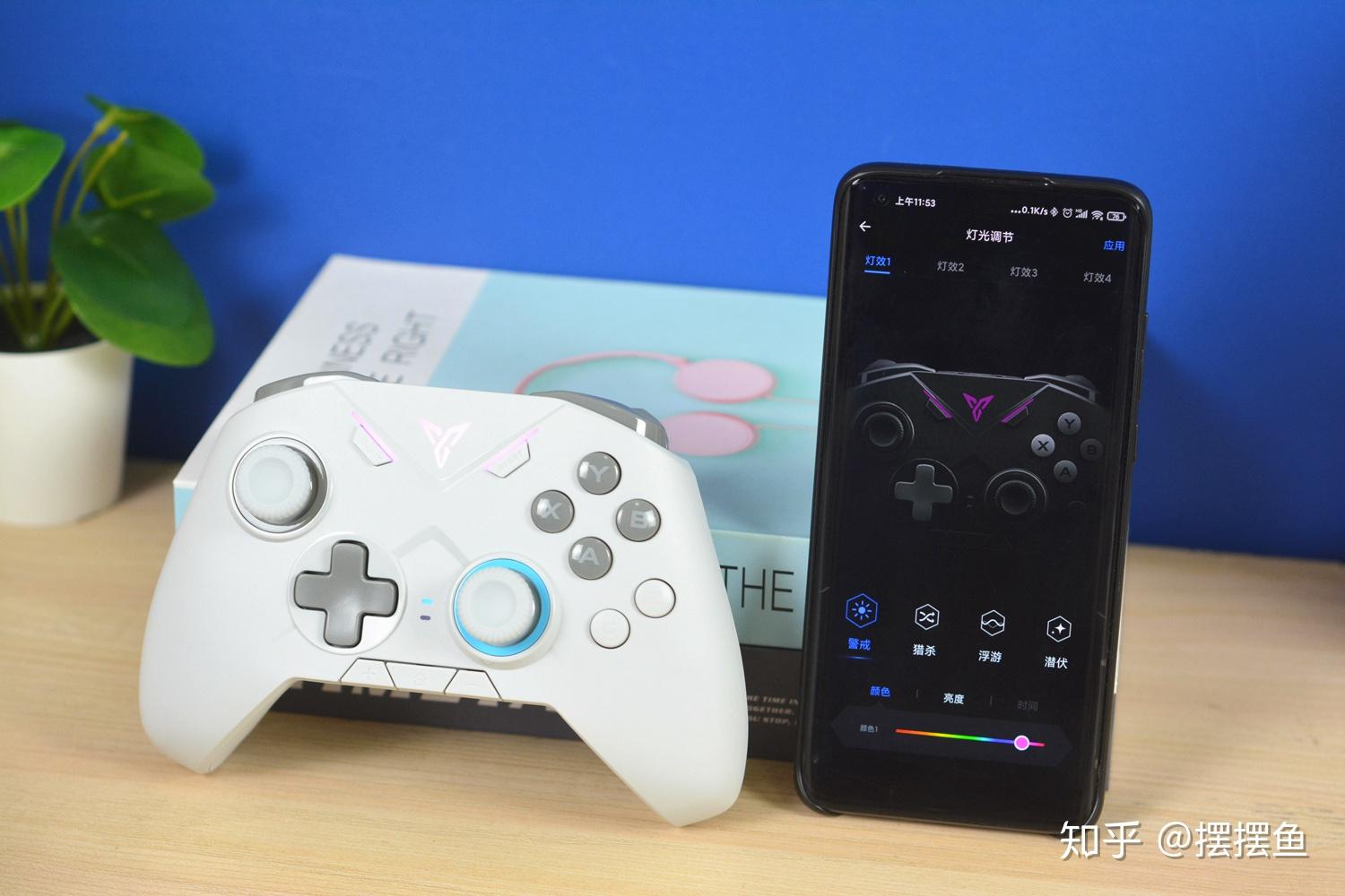 飞智黑武士2评测摇杆支持拆卸1680万色灯效还能体感控制