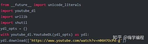 使用python下载youtube视频 知乎