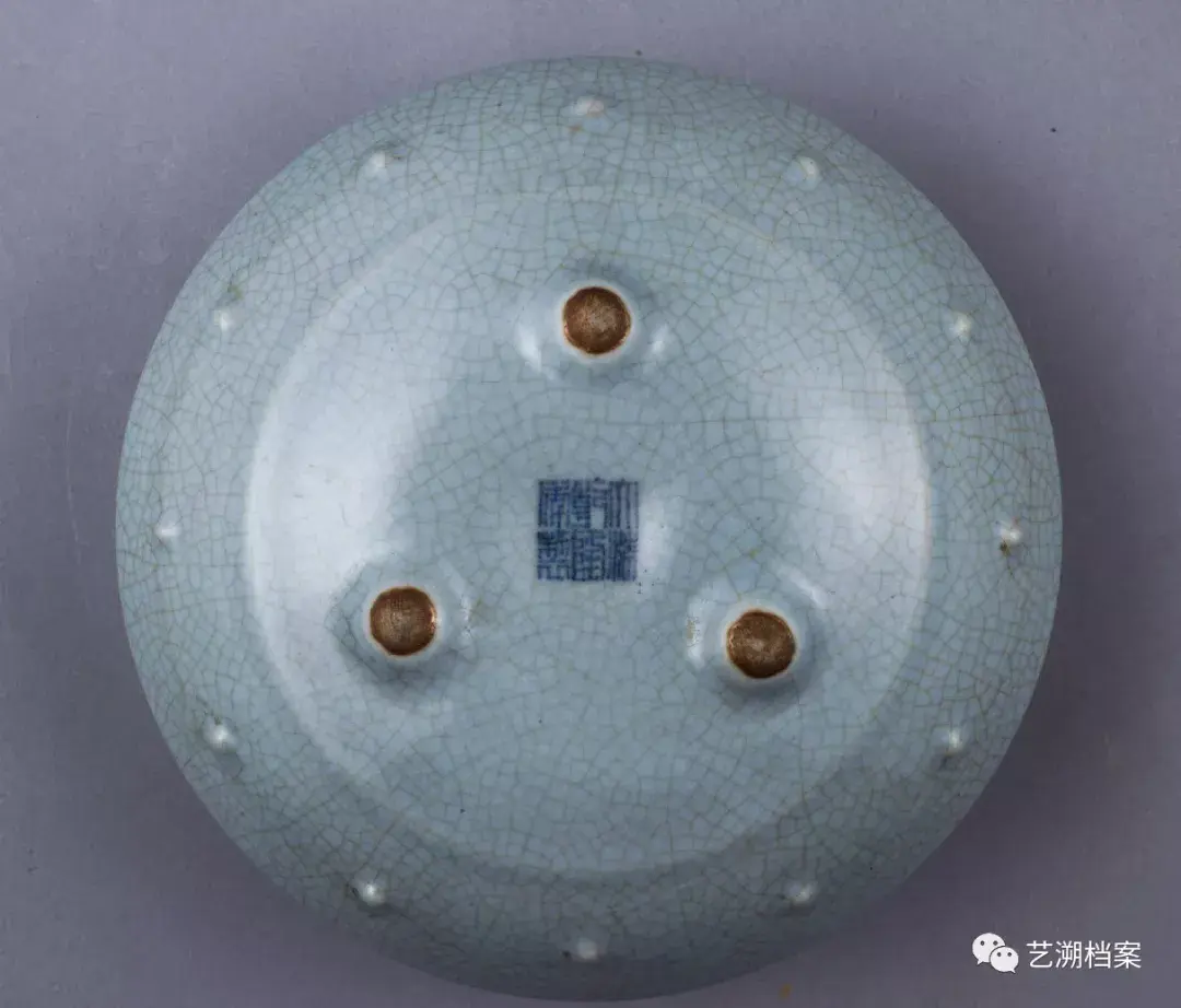 再现天青景德镇御窑仿汝釉