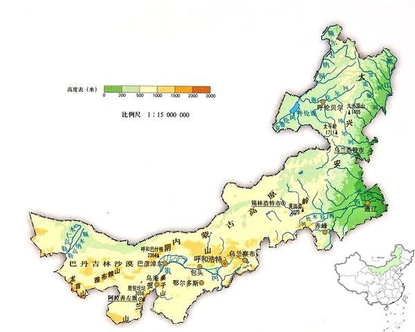 南部称 漠南,就是 中国内蒙古自治区,世界上一半蒙古族人在中国生 