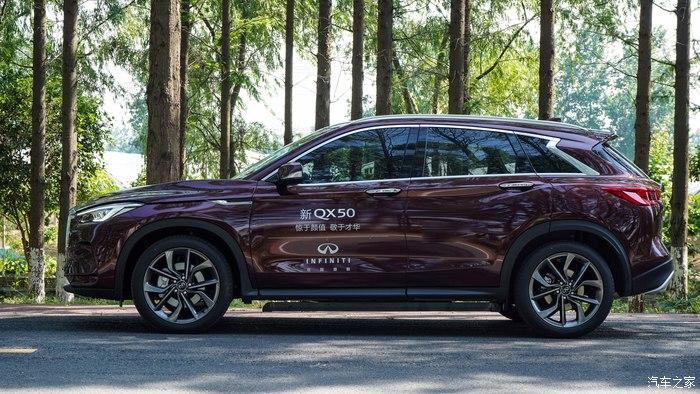 惊于颜值敬于才华试驾暮色红新英菲尼迪qx50
