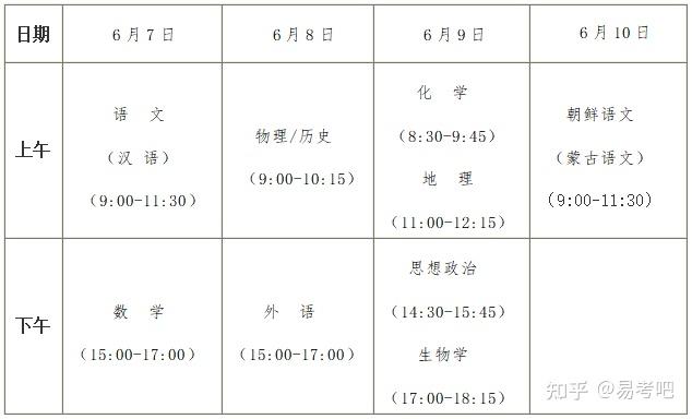 黑龙江2024年高考改革考试安排最新高考政策