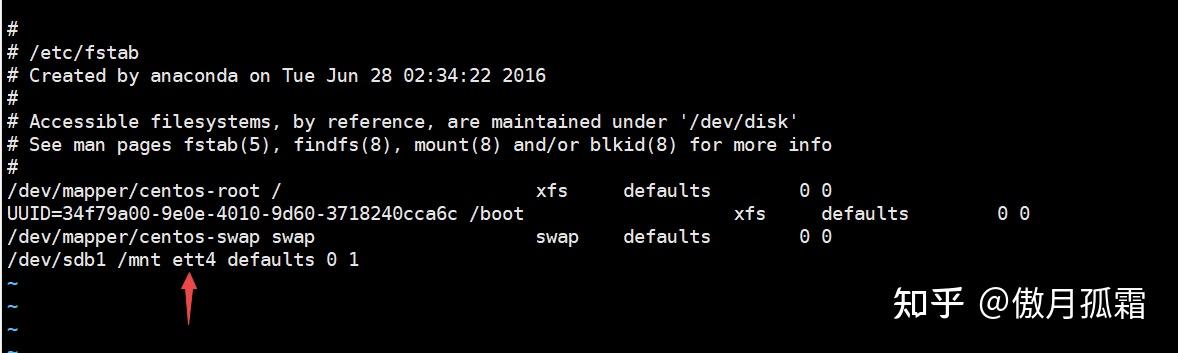 linux 文件挂载配置错误解决办法 - 知乎