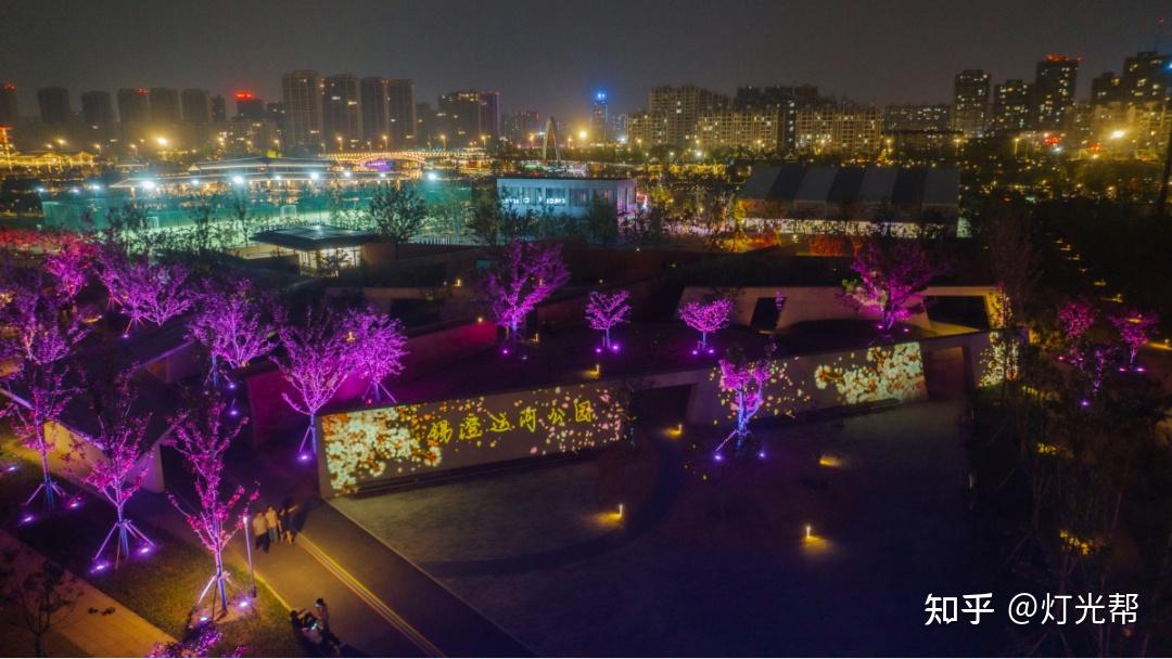 美翻了江阴锡澄运河公园夜景提升项目欣赏
