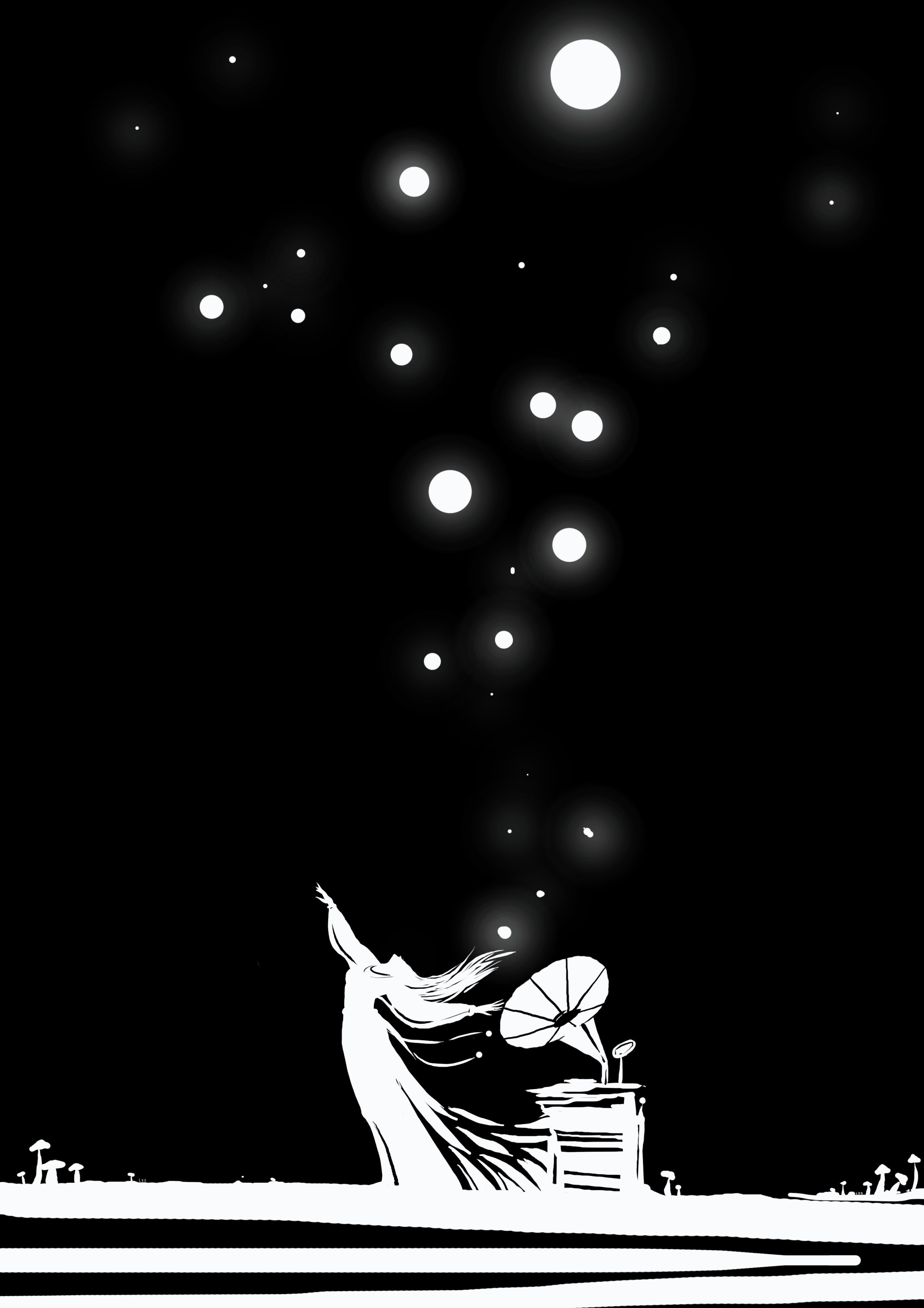 有哪些适合做手机壁纸的黑底色图片? - 知乎