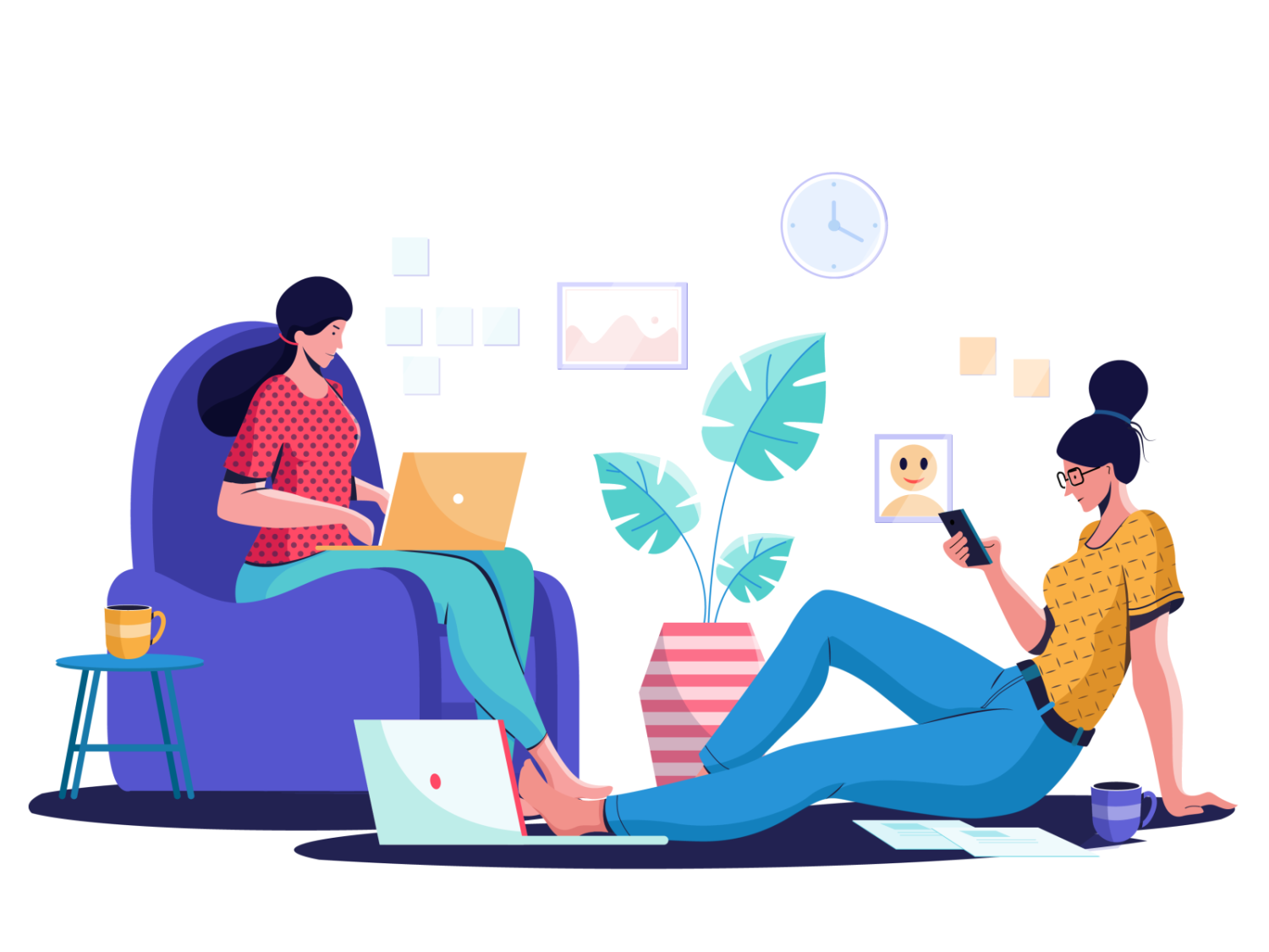 商业插画的在ui设计中的运用