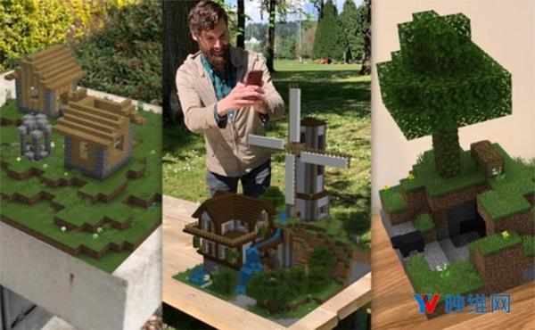 Ar游戏 Minecraft Earth 上手体验 前所未有的虚拟城市社区建设与交流 知乎