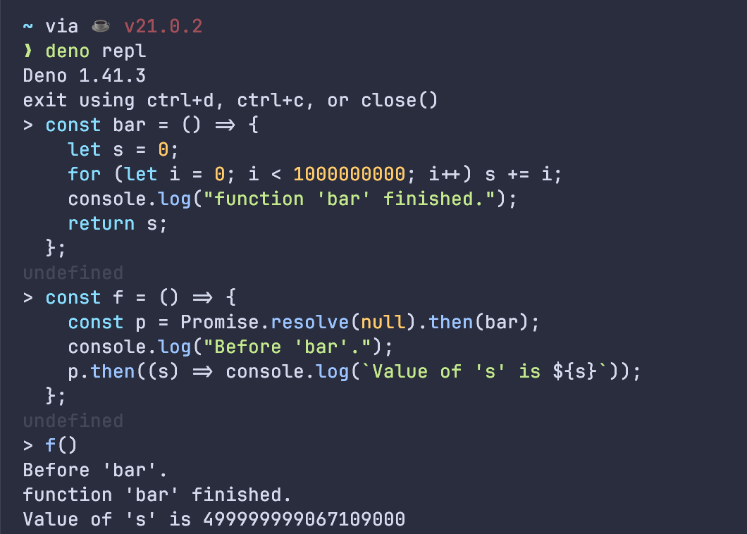 core js promise