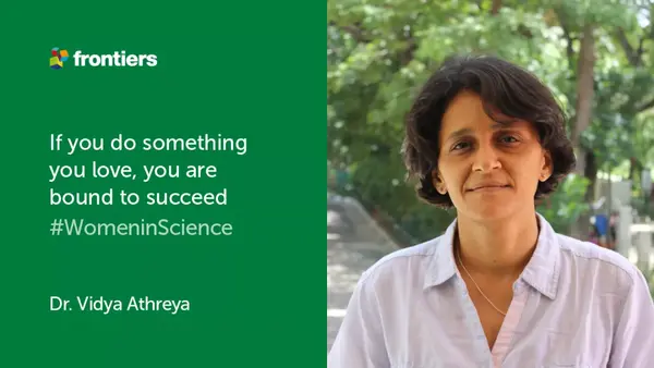 Women in Science | 乐在其中，终有所成 - 专访 Dr. Vidya Athreya - 知乎