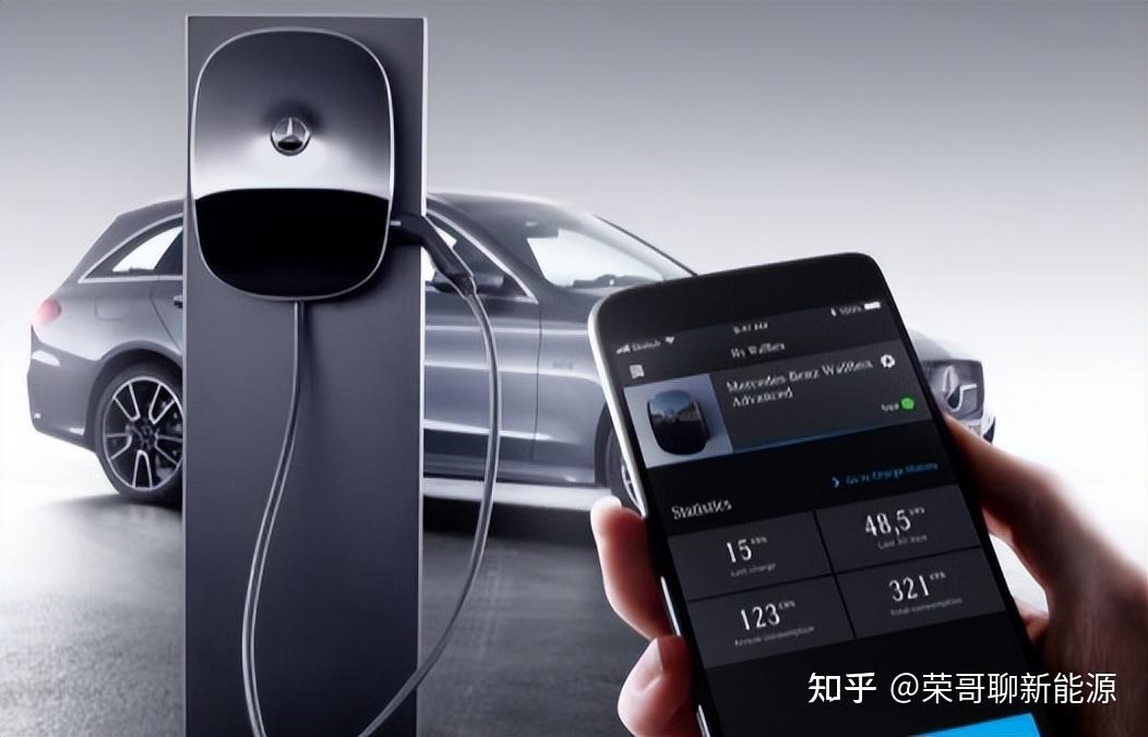 如果是普诺得充电桩,同样可以在手机或者奔驰c350el车机上设置,利用