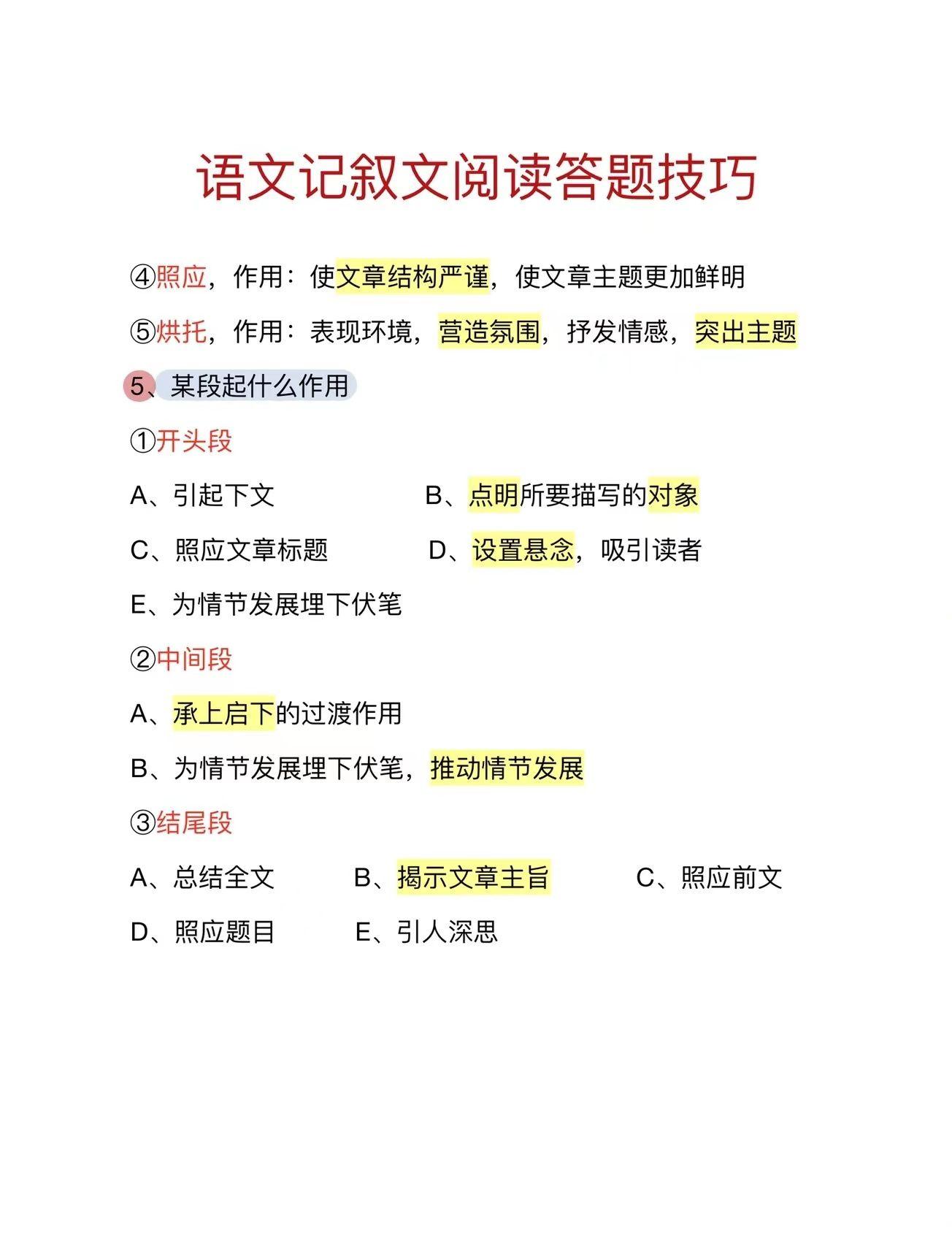 语文阅读理解13个方法和4大题型 - 知乎