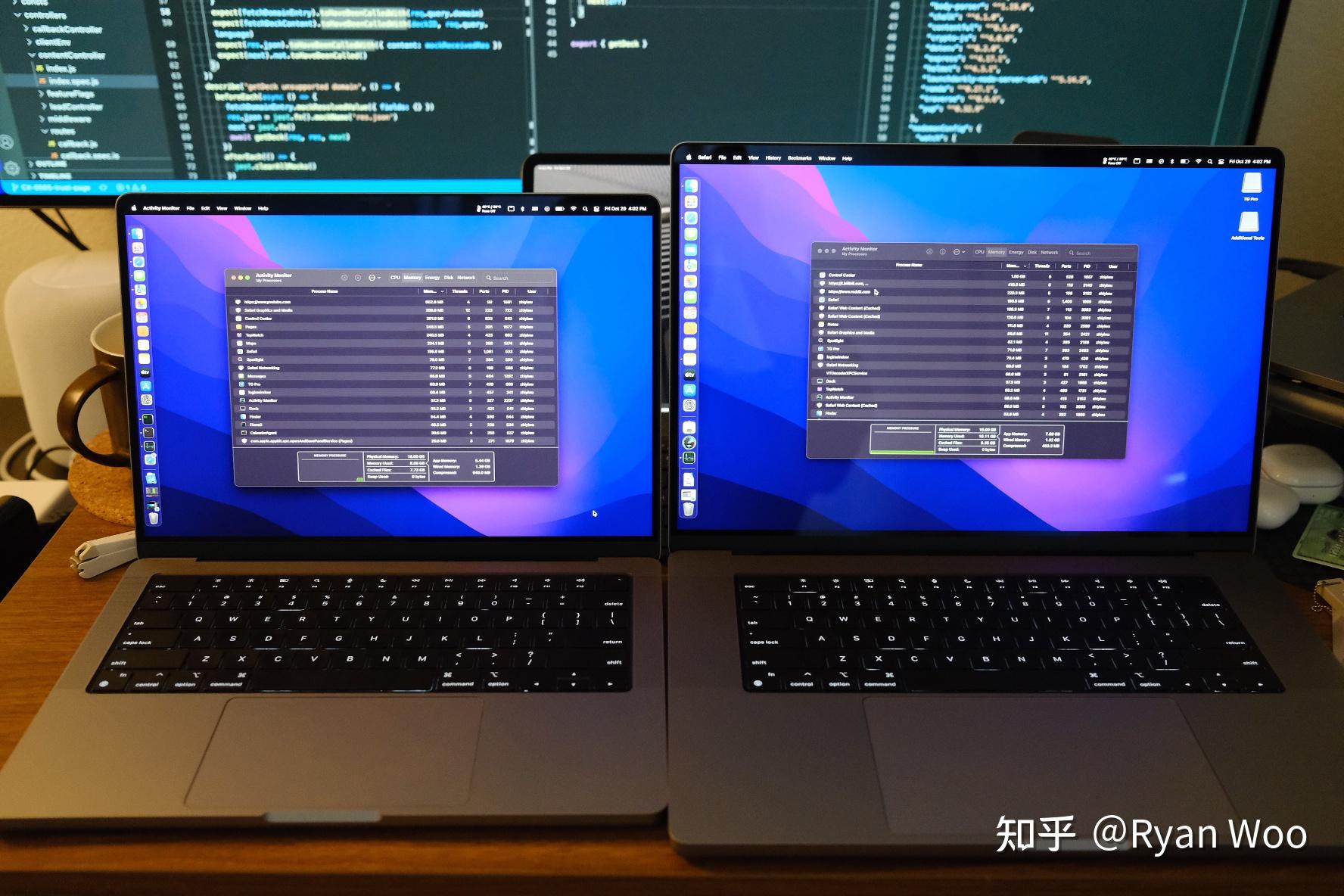 2021 MacBook Pro 14 寸 vs 16寸 vs 2019 16寸功耗，发热和噪声测试 - 知乎