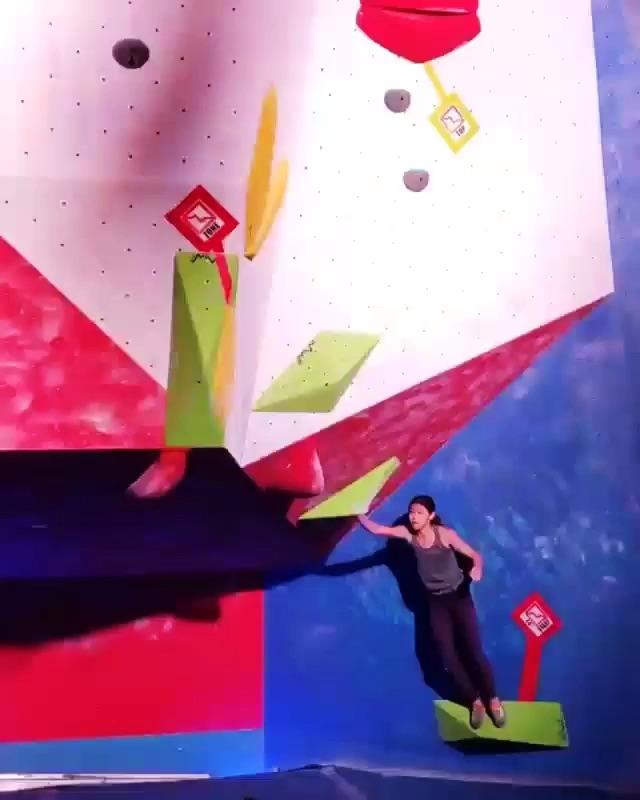 4k韩国女团pocket girls口袋女孩智恩攀岩运动