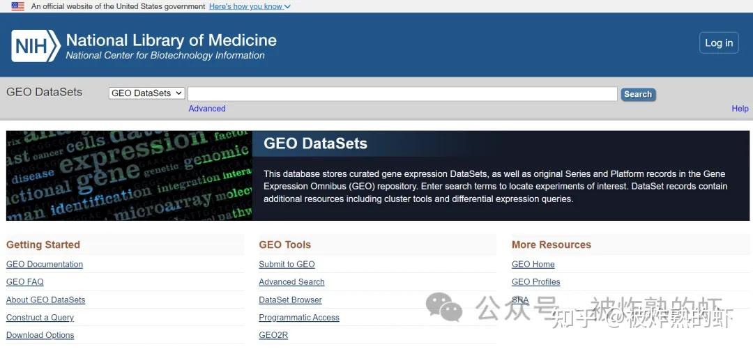 Geo Website 常用数据库 | Gene Expression Omnibus (GEO) 简述 - 知乎