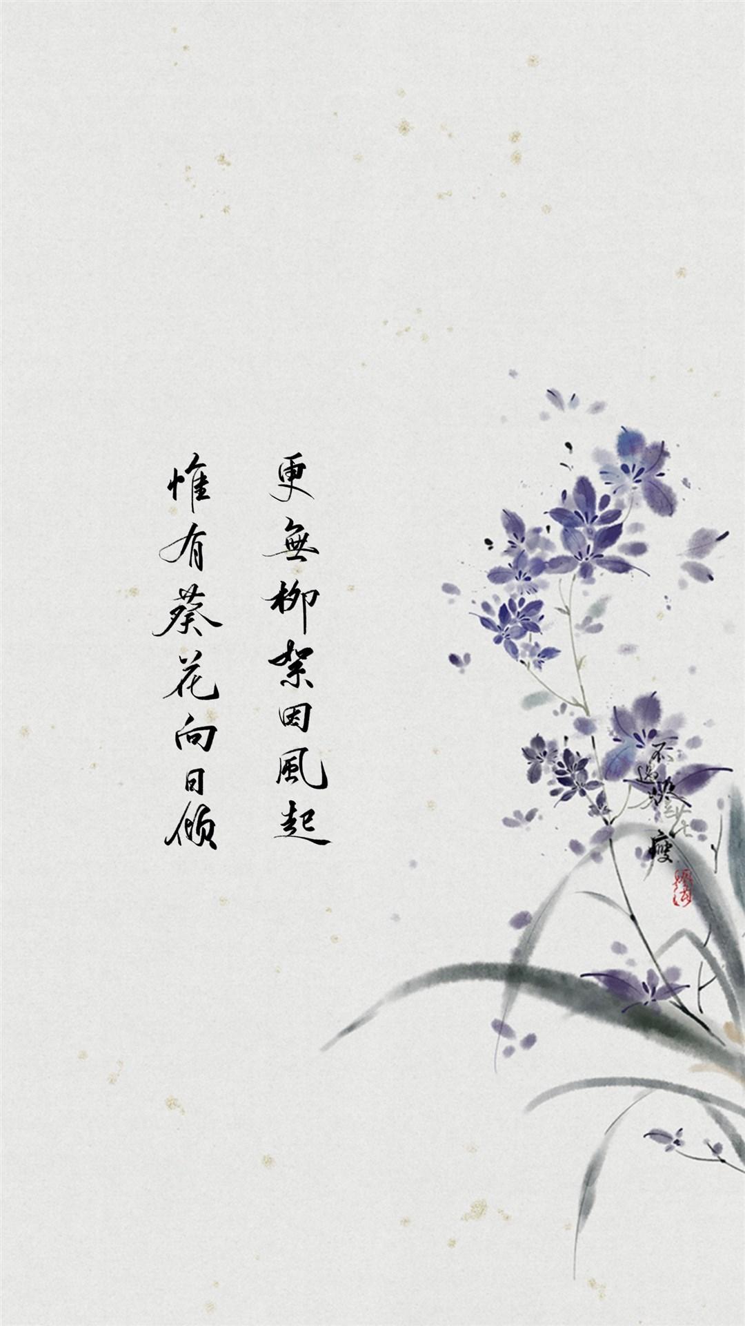 有没有类似的这种诗词壁纸? - 知乎