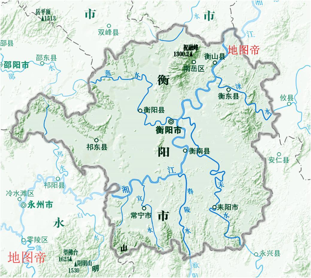 湖南衡阳境内的南岳衡山