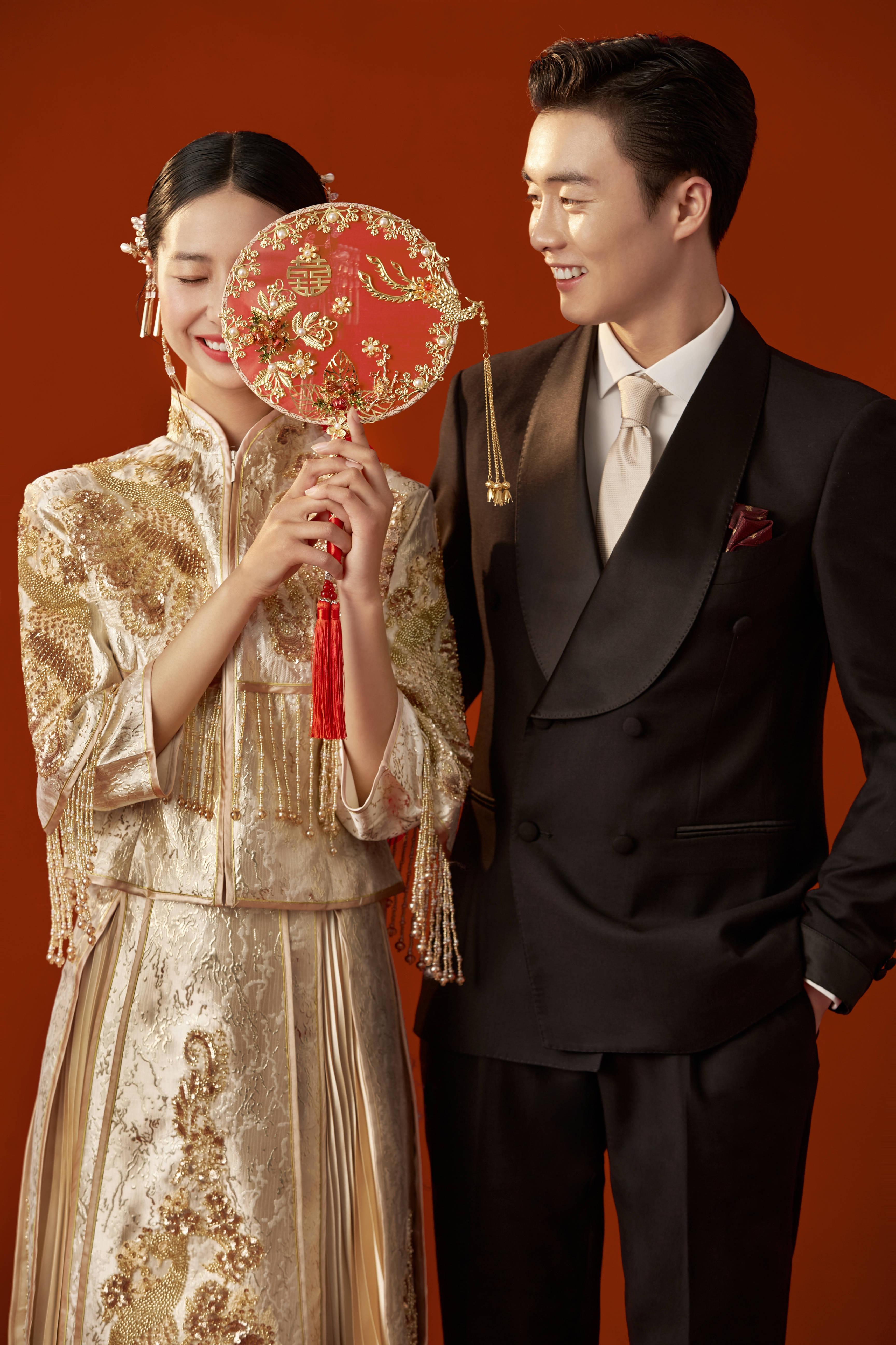 一辈子都看不腻的中式秀禾服婚纱照 
