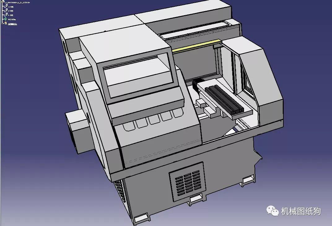 工程機械機床鈑金設計3d模型圖紙igs格式