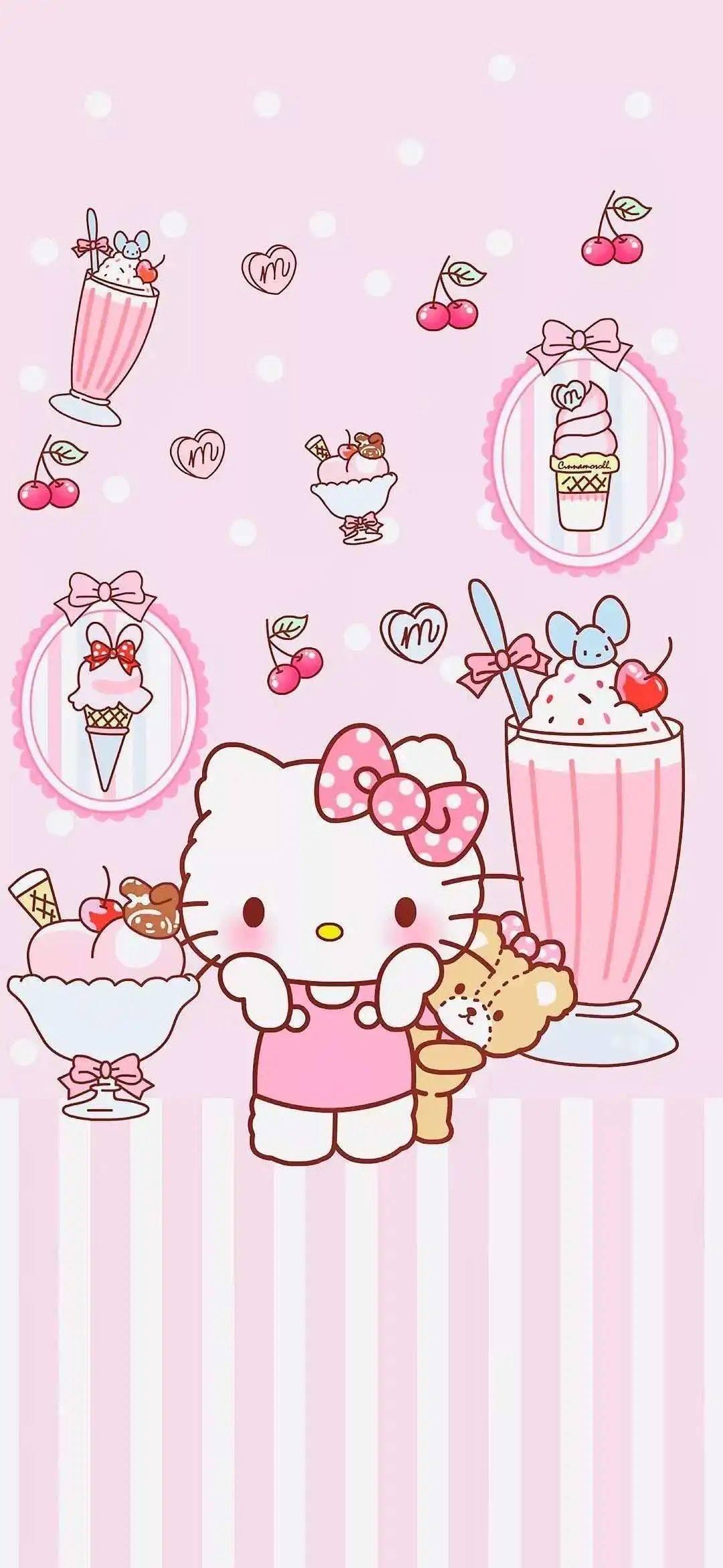 手机壁纸丨三丽鸥hellokitty凯蒂猫高清无水印卡通动漫可爱 - 知乎