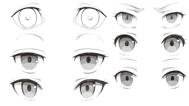 怎么画动漫人物眼睛. - 知乎