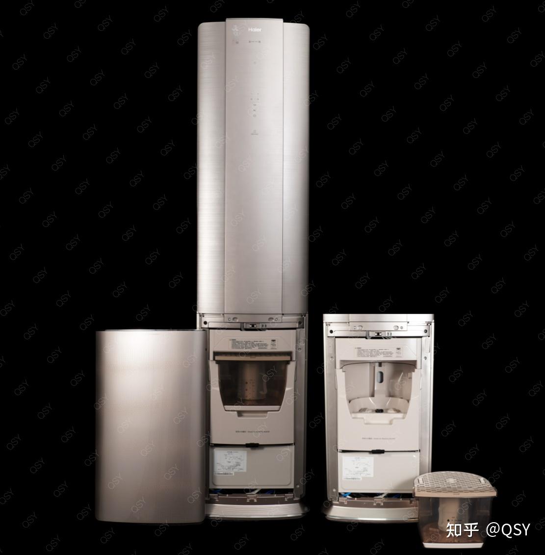 海尔洗空气3匹空调拆机实测 多维送风模式的高配旗舰空调 洗空气功能