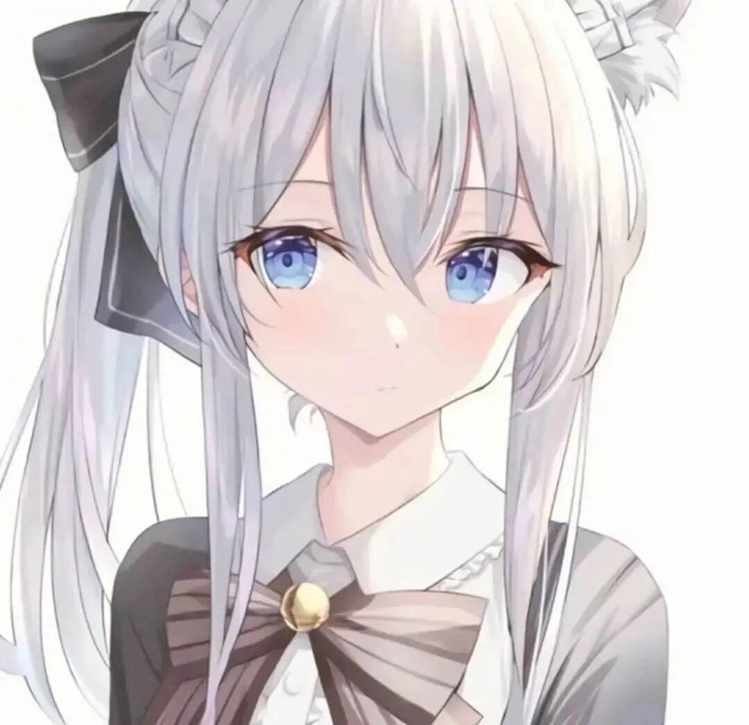 动漫头像:白毛系列动漫女头 - 知乎