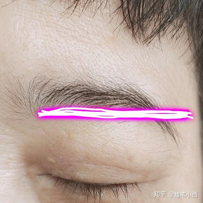 严重下垂的眉毛该怎么修(画)? - 知乎