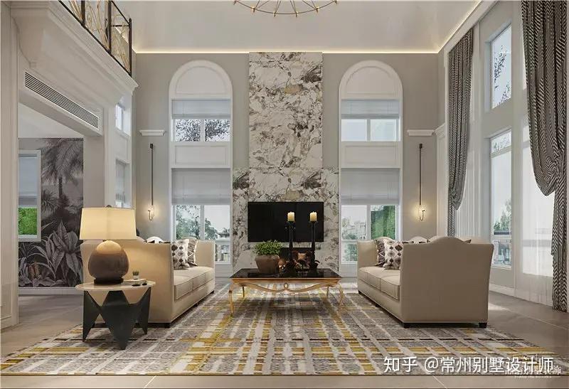 常州别墅装修|现代美式风格实景案例赏析 - 知乎