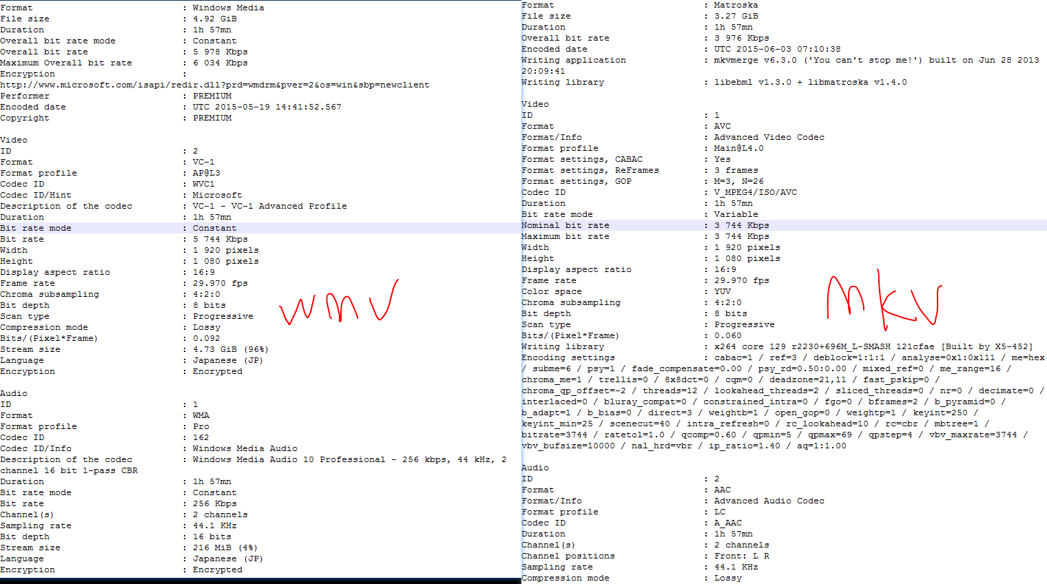 wmv去除DRM认证后转成mkv会损失什么? - 视