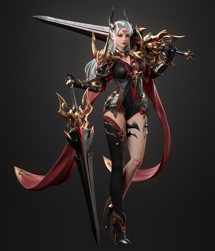 游戏建模角色模型制作教程,内藏超级无敌干货! !