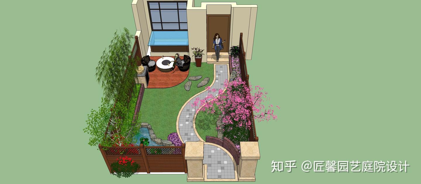 庭院设计——小户型花园如何设计?喜欢现代简约自然的风格可以进来了解一下 - 知乎
