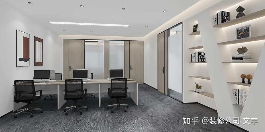 15套舒适办公室设计效果图-弹性布局,灵活多变布局 - 知乎